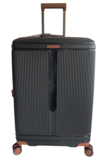 Середня валіза Airtex 247 з поліпропілену на 70/81 л вагою 3,3 кг Чорний